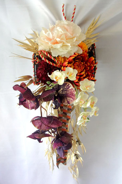 アーティフィシャルフラワー・和装ブーケ