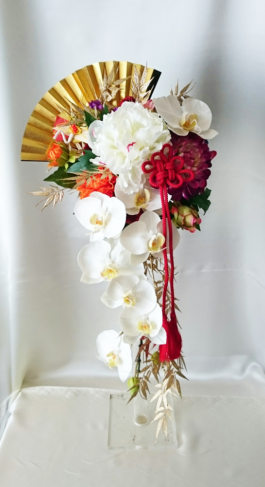 アーティフィシャルフラワー・和装ブーケ