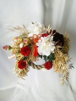 アーティフィシャルフラワー・和装ブーケ